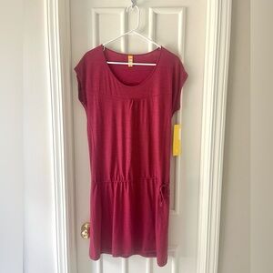 Lolë Yasmin Cinchable Dress Mulberry